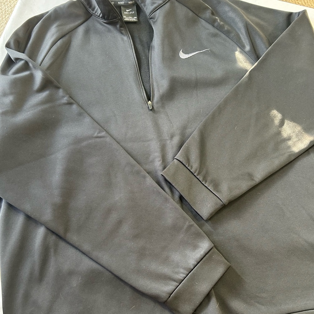 Nike Men's Black Performance Half-Zip Jacket
